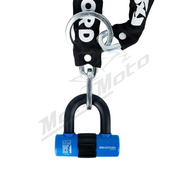 Oxford chain anti-theft security with padlock chain 8,8x1000mm