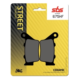 Sbs stabdžių trinkelės 675HF keraminės BMW / FANTIC / HUSQVARNA / KTM / YAMAHA