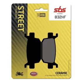 SBS HF Street Ceramic Organic Brake Pads Rear 832HF Benelli BN / BKX / Tornado / TRK 250-750 15-23
