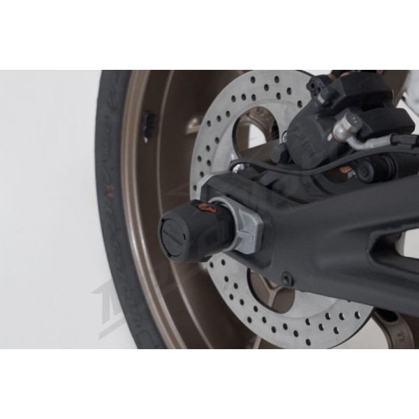 SW-MOTECH Rear Axle Slider Set Zero SR/F 14.4 19-22
