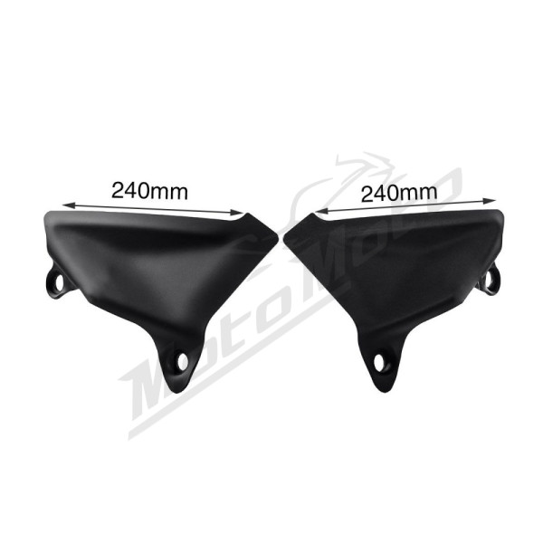 WRS DU019NO Side Deflectors Matt Black Ducati Multistrada V4 1200cc 21-24