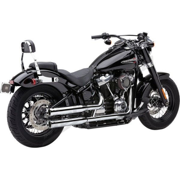 COBRA Neighbor Hater Slip-On Mufflers Harley Davidson FLFB / FLFBS / FLSL / FXBBS / FXLR / FXST 1750-1923cc 18-25