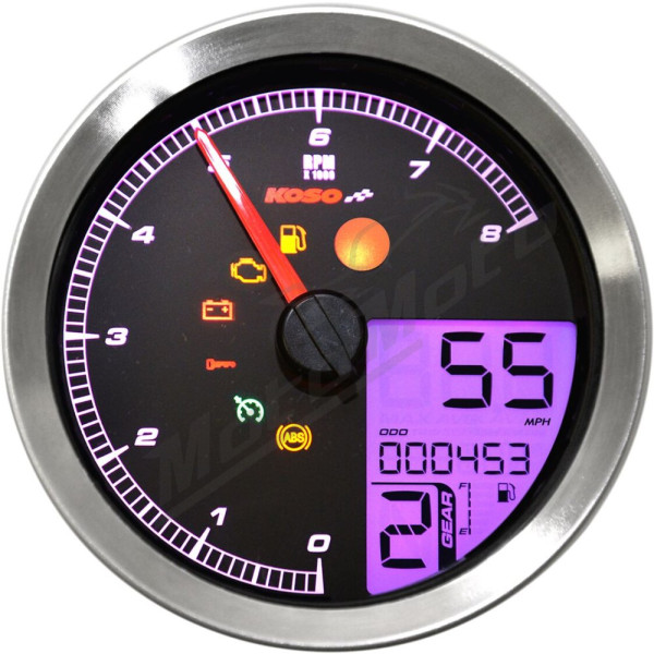 KOSO NORTH AMERICA HD-04 Speedometer Harley Davidson FXD / FXDC / FXDCI / FXDI35 / FXDWG 883-1584cc 04-13