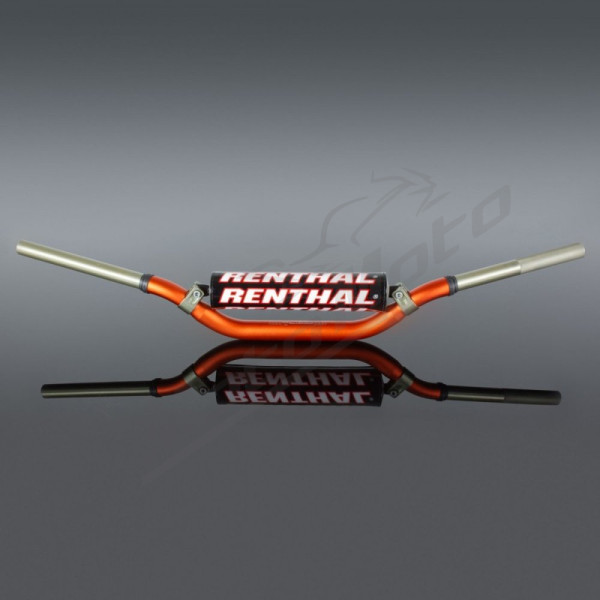 Renthal Handlebar + Pad Ø28,6mm Orange