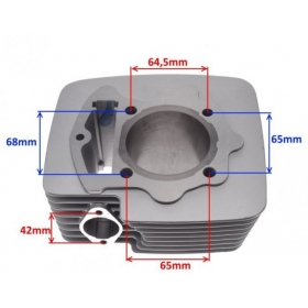 CYLINDER MAXTUNED FOR ATV BASHAN 250cc Ø69mm