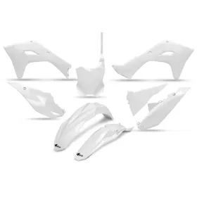 UFO Plastics set white Kawasaki KX 250-450F 24-25
