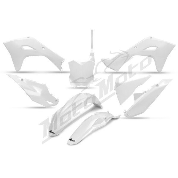 UFO Plastics set white Kawasaki KX 250-450F 24-25
