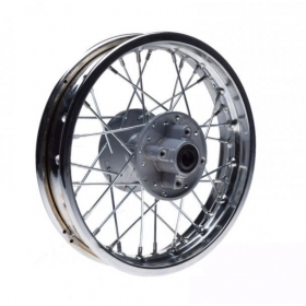 Front rim scooter R17 x 1,4 (36 spokes) 1pc CHROME