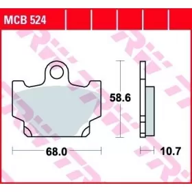  BRAKE PADS TRW MCB524 STANDARD 