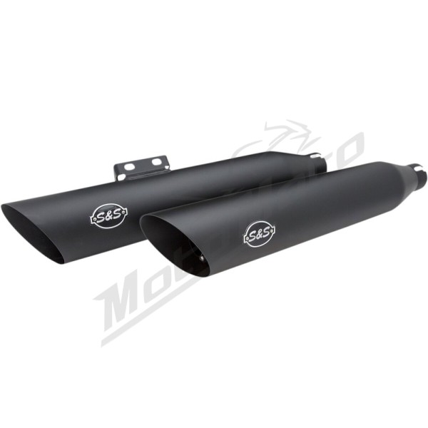 S&S CYCLE Slash-Cut Slip-On Mufflers Harley Davidson FLFB / FLFBS / FLSL 1750-1923cc 18-23