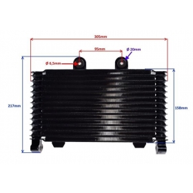 Oil radiator SUZUKI GSF1200 Bandit 96-00