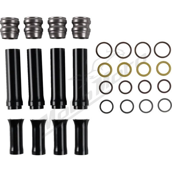 ARLEN NESS Pushrod Tube Cover Kit Harley Davidson FLD / FLHRC / FLHT / FLX / FXDB / FXST 1450-1800 99-17