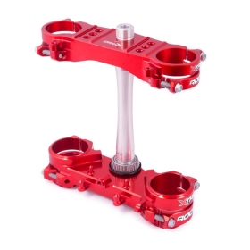 XTRIG ROCS Tech Priekinės šakės tiltelis raudonas HONDA CRF 250-450cc 2013-2017