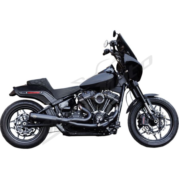 S&S CYCLE 2-into-1 Qualifier Exhaust System Harley Davidson FLDE / FLFB / FLFBS / FLHC / FLHCS 1750-1923cc 18-23