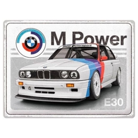 Metalinė lentelė BMW M-POWER E30 SPORT 30x40