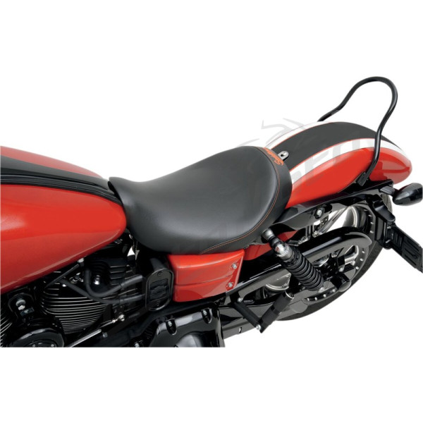 SADDLEMEN Renegade Smooth Solo Seat Harley Davidson FLD / FXDC / FXDWG 1450-1800 06-17