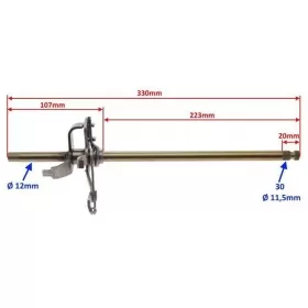 Gearbox shift shaft ATV BASHAN BS250S-5 4T