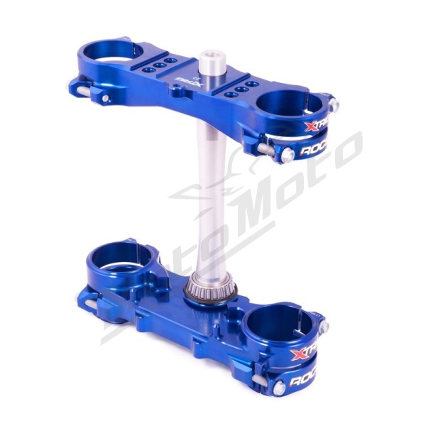 XTRIG ROCS Tech Priekinės šakės tiltelis mėlynas YAMAHA YZ 125 2006-2026 (išnešimas 25mm)