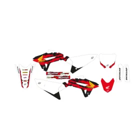 Blackbird set of stickers (veneers) retro color red white black Honda CRF 250-450R 21-24