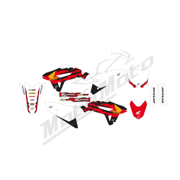 Blackbird rinkinys lipdukų (faneros) Retro Honda CRF 250-450R 21-24