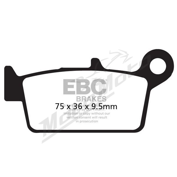 EBC SFA stabdžių trinkelės HONDA / PEUGEOT 50-125cc 93-00