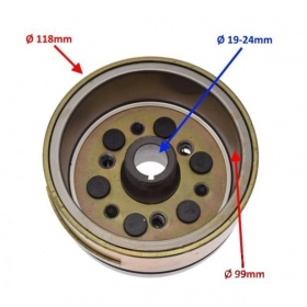 Flywheel YAMAHA TTR/ XT/ YBR 125cc 4T