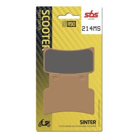 SBS MS Scooter Maxi 214MS Sintered Brake Pads Kymco / Peugeot 400cc 14-24