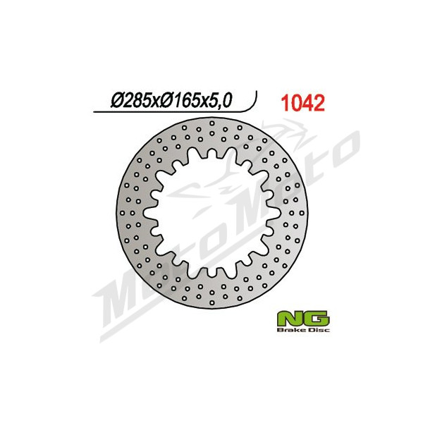 NG BRAKES Front/Rear Fixed Brake Disc 285mm BMW K / R 750-1100cc 83-01