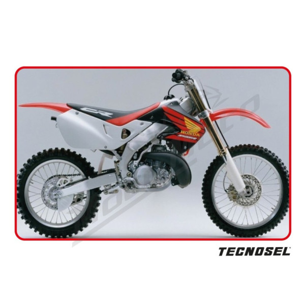 TECNOSEL Seat cover and sticker set Honda CR 125-250 97-99