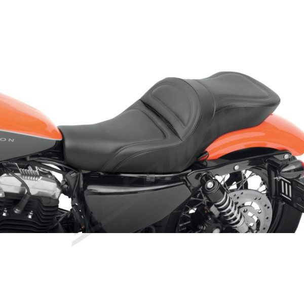 SADDLEMEN Explorer Plain Seat Harley Davidson XL 883-1200 04-22