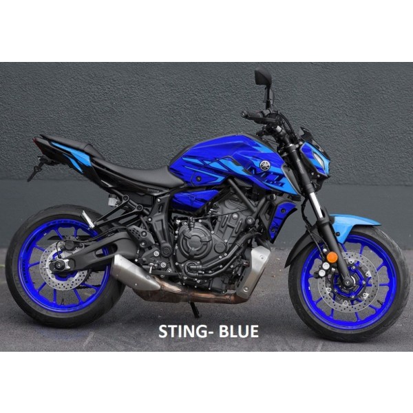 Sticker Yamaha kit blue