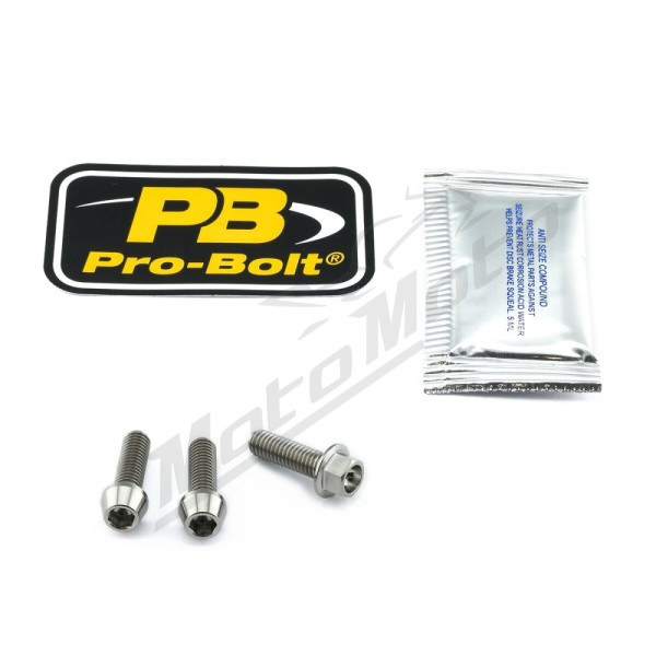 PRO BOLT Titanium Brake & Clutch Lever  Pinch Bolt Kit Yamaha FZ / MT / XSR / YZF 600-1000cc 04-25