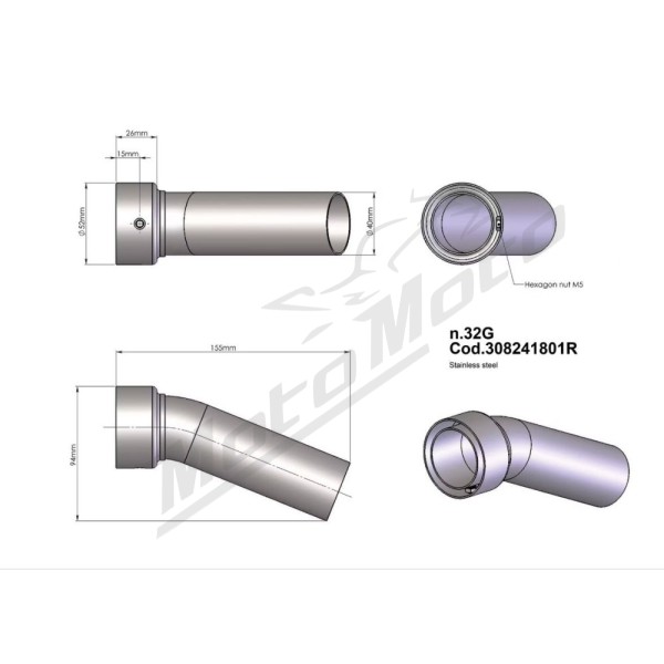 LEOVINCE DB Killer Insert BMW R 1200GS 10-16