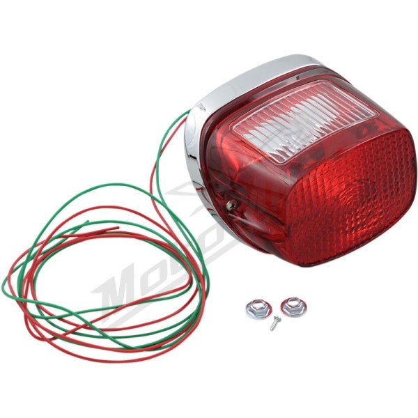 CHRIS PRODUCTS Galinis žibintas Harley Davidson FL / FLH / FLHC / FLHR / FLHRCI 883-1340cc 73-98