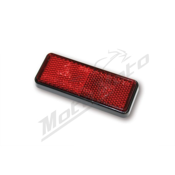 HIGHSIDER Bike Reflector Red With Self-Adhesive Film (1pc)