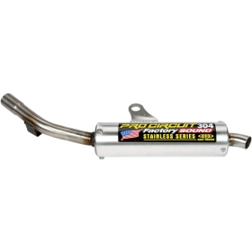 PRO CIRCUIT 304 Silencer Stainless Steel/Aluminum Yamaha YZ 125 94-95