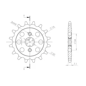JT / Supersprox Front sprocket 1903.13