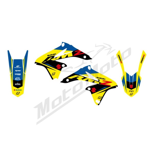 BLACKBIRD RACING Dream 5 Graphic Kit Suzuki RM-Z 250cc 10-18