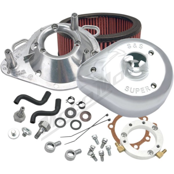 S&S CYCLE Teardrop Air Cleaner Harley Davidson FLD / FLHR / FLHRC 1450-1690cc 01-17