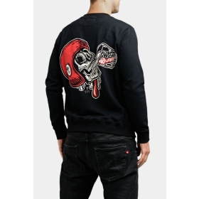 Megztinis PANDO MOTO JOHN SKULL 01 Regular Fit Unisex