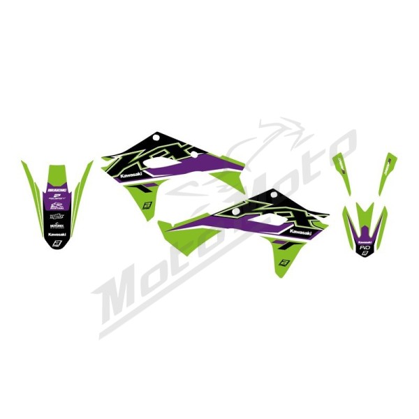 BLACKBIRD Dream Grafikų komplektas Kawasaki KX 250-450cc 24-26