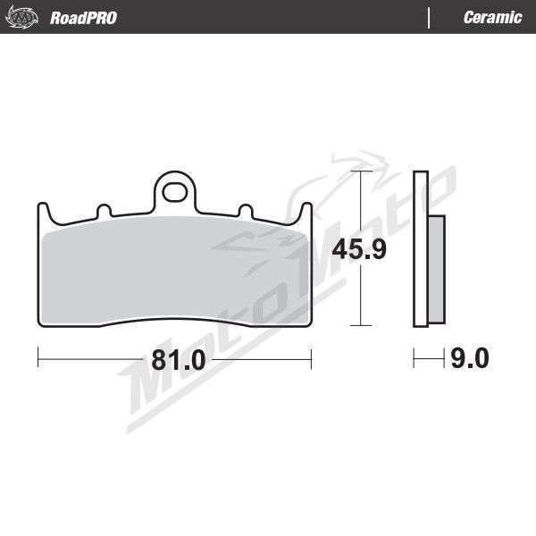 MOTO-MASTER Ceramic Front Brake Pads BMW K / R 850-1600 99-24