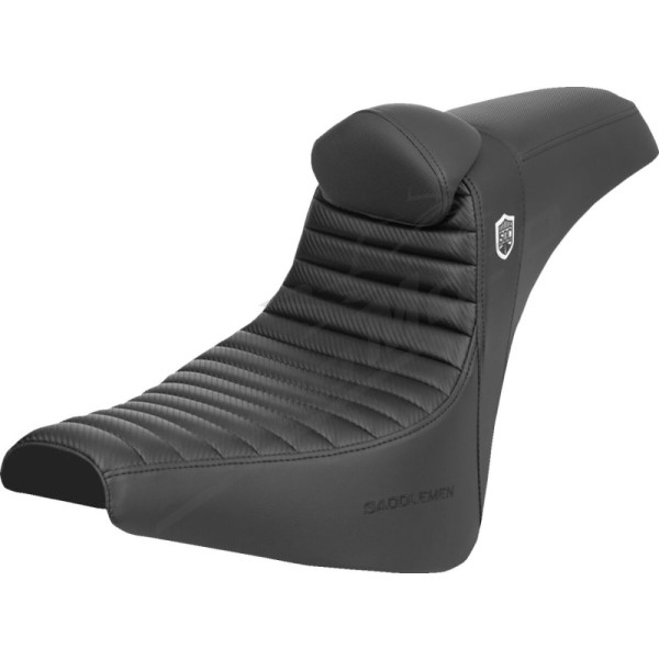 SADDLEMEN Pro Series SDC Performance Grip Seat Black Harley Davidson FXBB / FXBBS / FXST 1750-1923cc 18-25