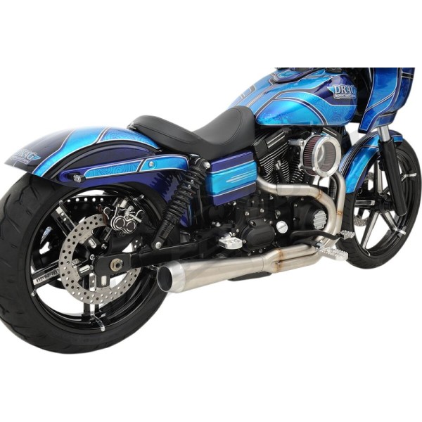 BASSANI XHAUST Road Rage Type III 2:1 Exhaust System Harley Davidson 1340-1800cc 1991-2017