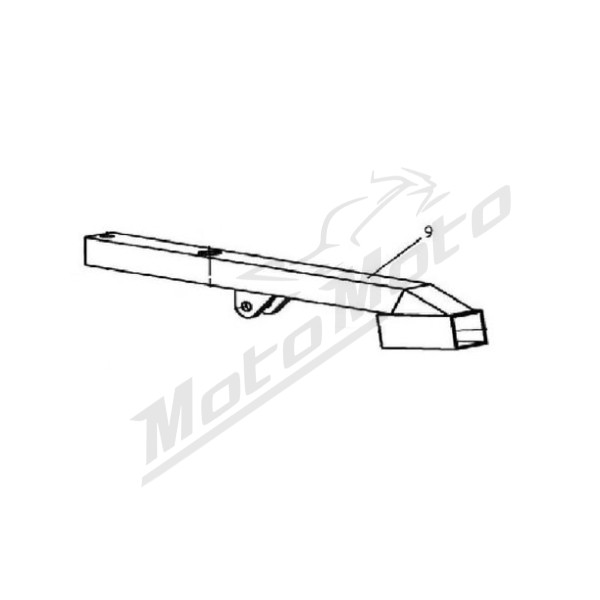 Bronco Drawbar for flail mower 77-12490
