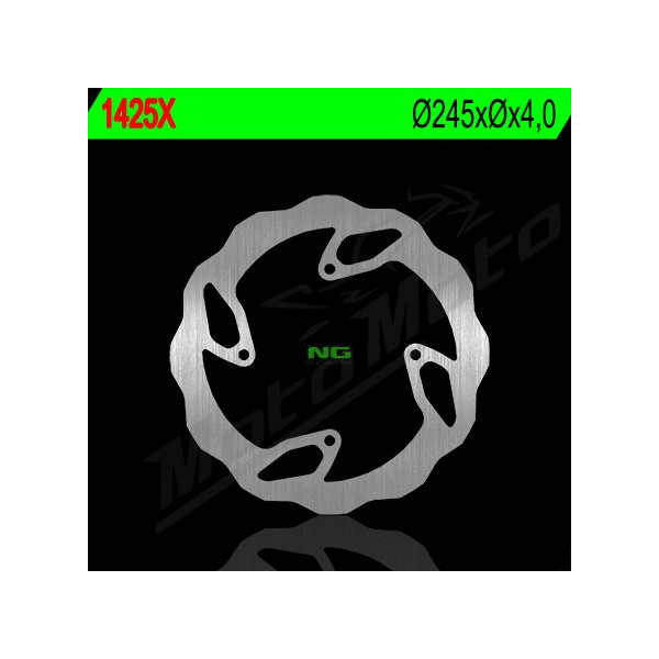 NG BRAKES Galinis fiksuotas Wave stabdžių diskas 245mm TM Racing EN / MX 125-530cc 10-15