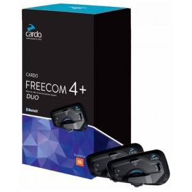 Cardo Freecom 4+ Duo / JBL pasikalbėjimo įranga 2kompl.