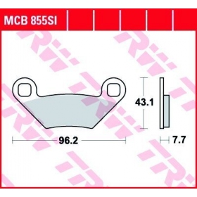 BRAKE PADS TRW MCB855SI OFFROAD