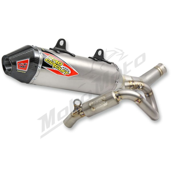PRO CIRCUIT Ti-6 Pro Exhaust System Titanium/Carbon Fiber Husqvarna FC / KTM SX-F 250 16-18