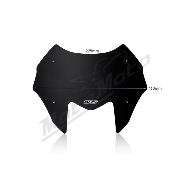 WRS Scooter priekinis stiklas Matinis Juodas Yamaha XP 560 T-Max ABS 22-24